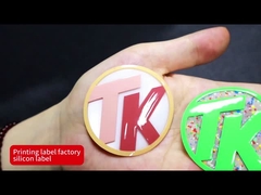 環境に優しい3Dシリコン熱伝送衣料品のラベル