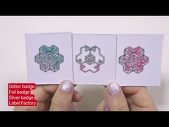 パーソナライズされたTPUパッチ グリッターバッジ フィルムバッジ