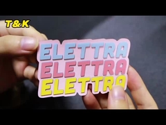 PVCシリコン 3Dゴムパッチ バッジ 洗濯物に縫う