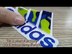 Beautiful Oval Custom Clothing Patches Embroidered Sew On Badges エコ - フレンドリー オーバーオール オーバーオール オーバーオール