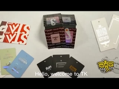 パーソナライズされたロゴの衣類下げ札