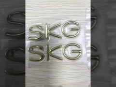 カスタムシルバー ゴールド TPU 熱伝送 3D 凸字ロゴ ラベル Tシャツ