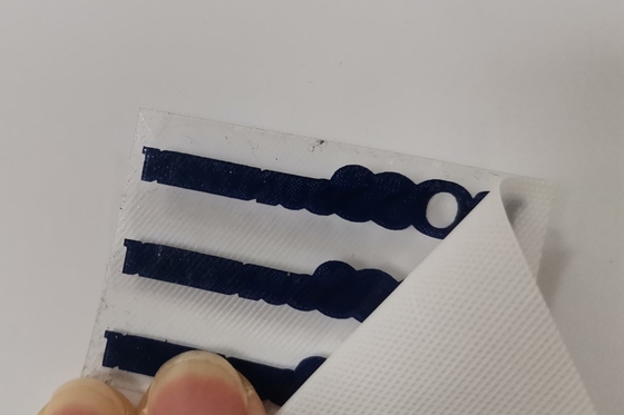 ラベルのシリコーン、浮彫りになる技術の熱伝達のラベルを印刷する衣類3D