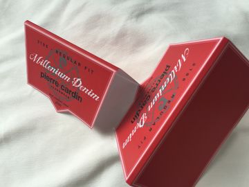 単一の側面はリサイクルされたペーパーこつの札、小売りのための中間によってを折られたこつの札印刷しました
