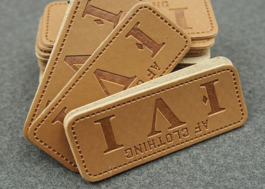 耐久の注文の衣類は印刷できるジーンズのロゴのための革パッチを修繕します