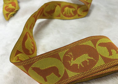 花模様の伸縮性がある靴バンド、下着のベルトのためのジャカードによって編まれるゴムひも