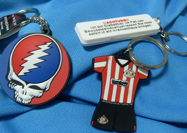 祝祭の方法設計習慣によって捺印される昇進項目シリコーンの記念品Keychain