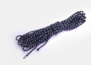 3mm/4mmの非弾性の強い非伸縮性があるコード ナイロン編みこみのロープの上塗を施してある仕上げ
