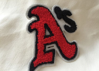 個人化された刺繍された数パッチ、刺繍された手紙パッチの鉄