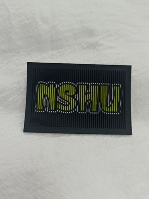 OEKOTEX 彫刻ロゴ 洗えるパッチ 取引可能なカスタムパッチ