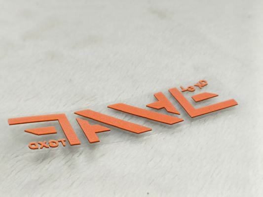 OEM 厚いシリコン 3D 衣料品 熱伝送ラベル 特殊な質感を持つOeko Tex