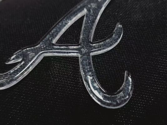 衣類のためのカスタム模倣氷 半透明 輝く TPU ロゴ 熱転送 ラベル