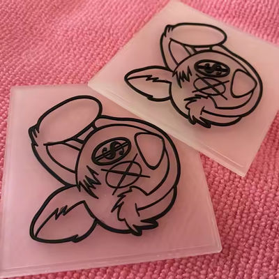 パーソナル 透明なPVCゴムパッチ 衣類 PVCラベル 透明なシリコンパッチ