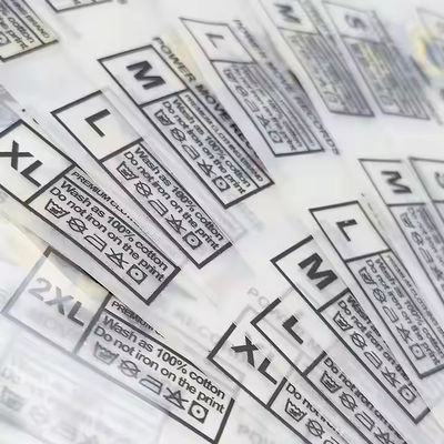 パーソナライズされた高品質の衣類の移転ラベル 熱移転ラベル 印刷ロゴ 卸売
