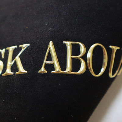 グロスグリップ ブラック TPU 熱伝送タグ (0.2mm,衣類融合)