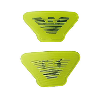 Custom Design Translucent Logo Sew-On Soft TPU Badges for Clothing and Accessories