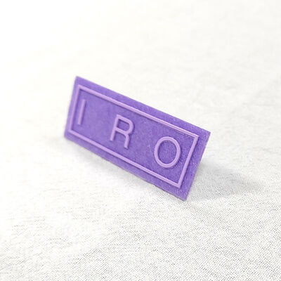 シリコン印刷ラベル - アパレル装飾用カスタムロゴシリコンパッチ