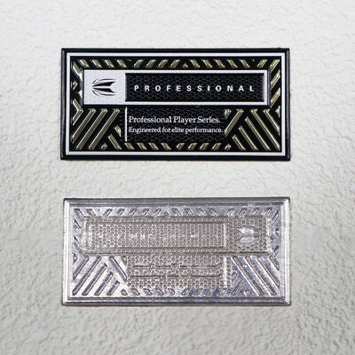 スポーツウェア用カスタムTPU高周波パッチ - メタリックゴールド＆ブラック プロプレイヤーシリーズバッジ