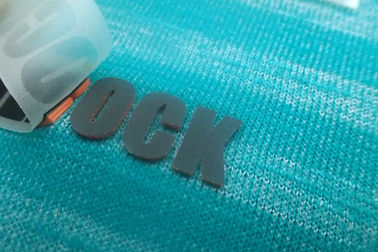 3Dシリコーンのバッジの熱伝達の衣服は環境に優しい分類します