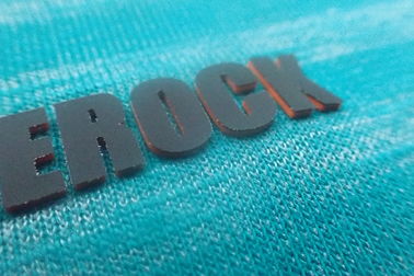 3Dシリコーンのバッジの熱伝達の衣服は環境に優しい分類します