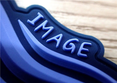 S / 衣類のためのM/L濃紺3Dゴム製パッチ/ゴム ラベル