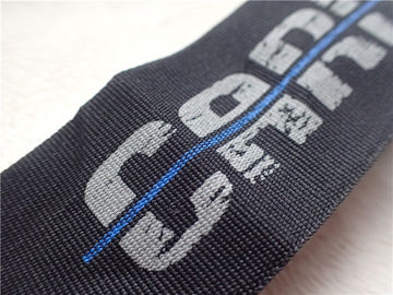 荷物の付属品の非伸縮性があるコード、37MMの印刷のロゴの平らなナイロン コードの革紐