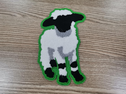 熱伝達はタオルの刺繍パッチの綿材料をカスタマイズされて分類する