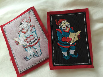 最も最近の衣類のための手細工の漫画のPattenの習慣によって刺繍されるパッチ