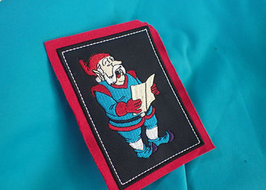 編まれた注文の衣類パッチは、ピンクの美しいバンド赤ん坊の衣類のためのパッチを刺繍しました