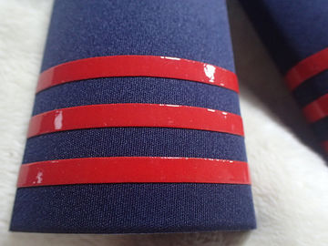 軍の衣類の肩で印刷される輝やきおよび柔らかいシリコーン ゴムのラベル