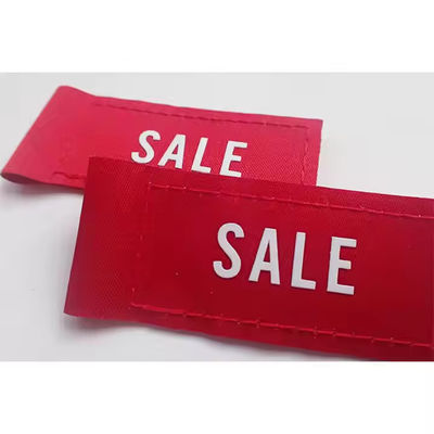 カスタマイズされたブランドロゴ 販売ラベル 衣料品ラベル スクリーンプリント ロゴ 織物ラベル