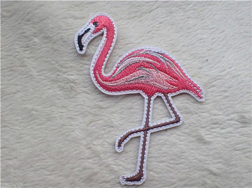 かわいい動物図多彩な絹はパッチの溶解-裏付けの接着剤--を刺繍しました