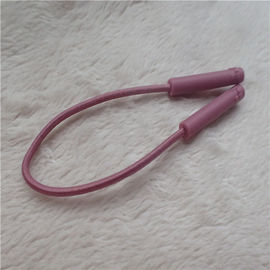 伸縮性があるロープによって着色されるジッパーは2つの厚い中間の薄いNunchakusによって浮彫りにされる正方形の点を引っ張ります